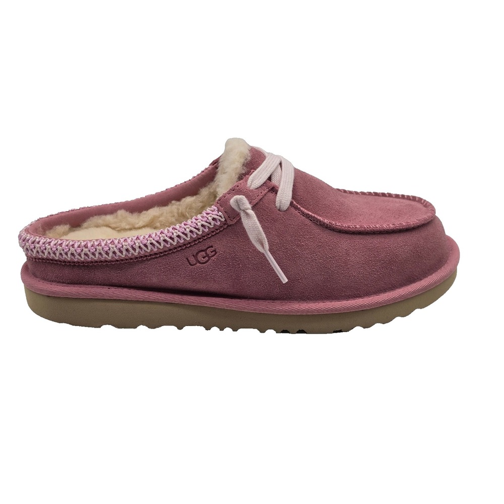 UGG Tasman Mule Kids 6 Horizon Pink Suede Slip On Slippers 1175213K